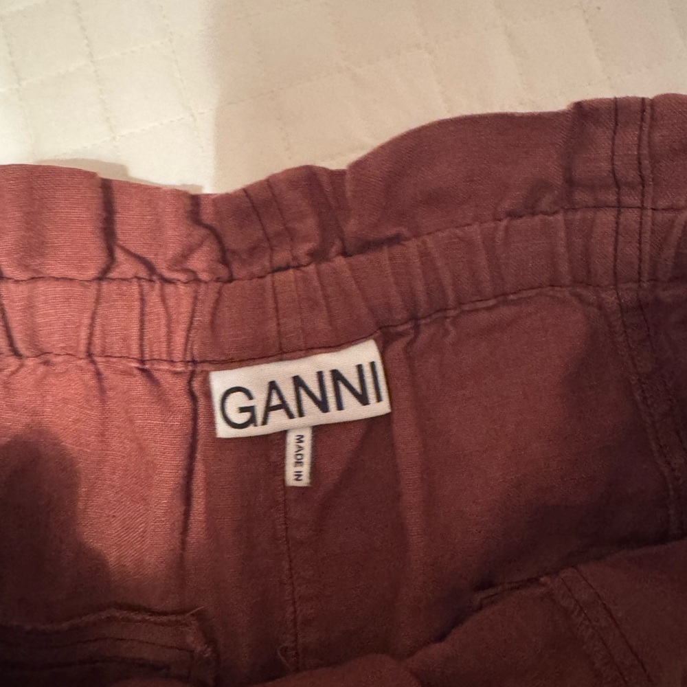 Ganni Brown Cargo Pants - Picture 10 of 11